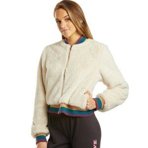 Spiritual Gangster SG Furry Bomber Jacket